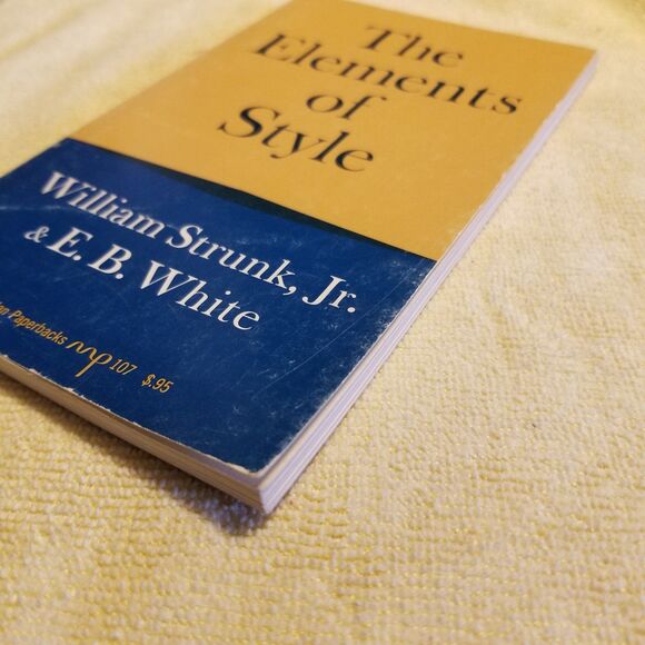 Vintage the elements of style paperback book 1970 - Picture 3 of 6